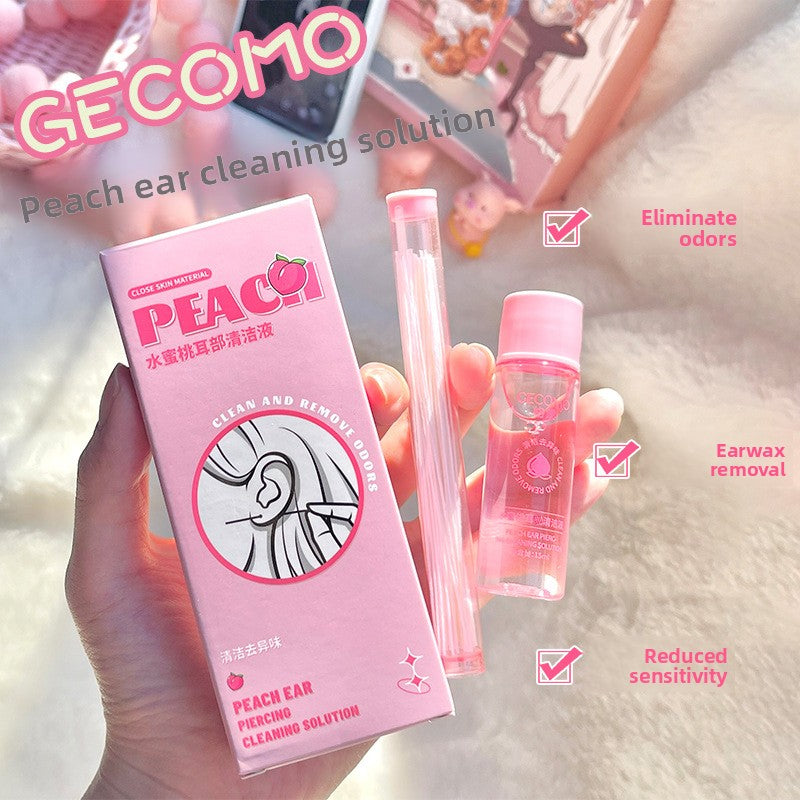 Peach ear hole cleaning liquid