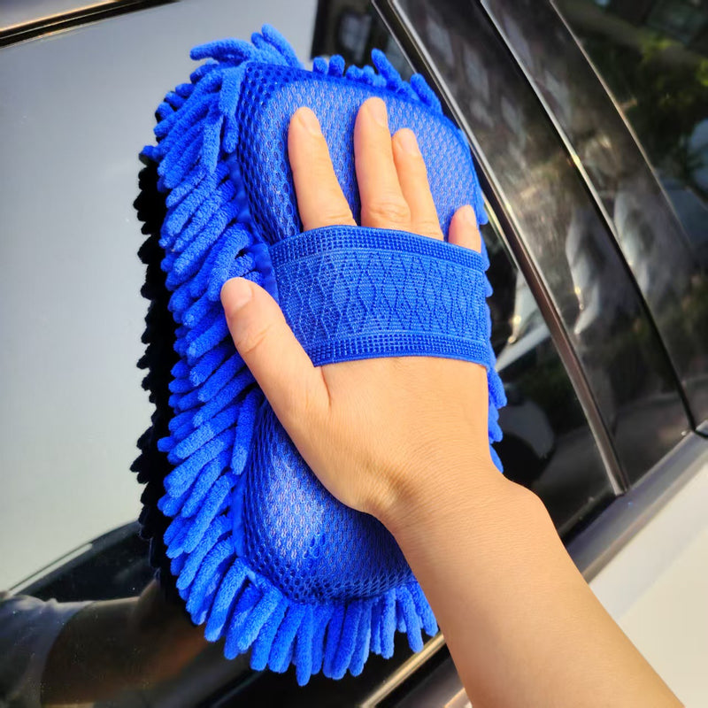 Chenille Velvet Car Wash Gloves