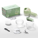 Wireless Electric Vegetable Dicer with Egg Beater Attachment