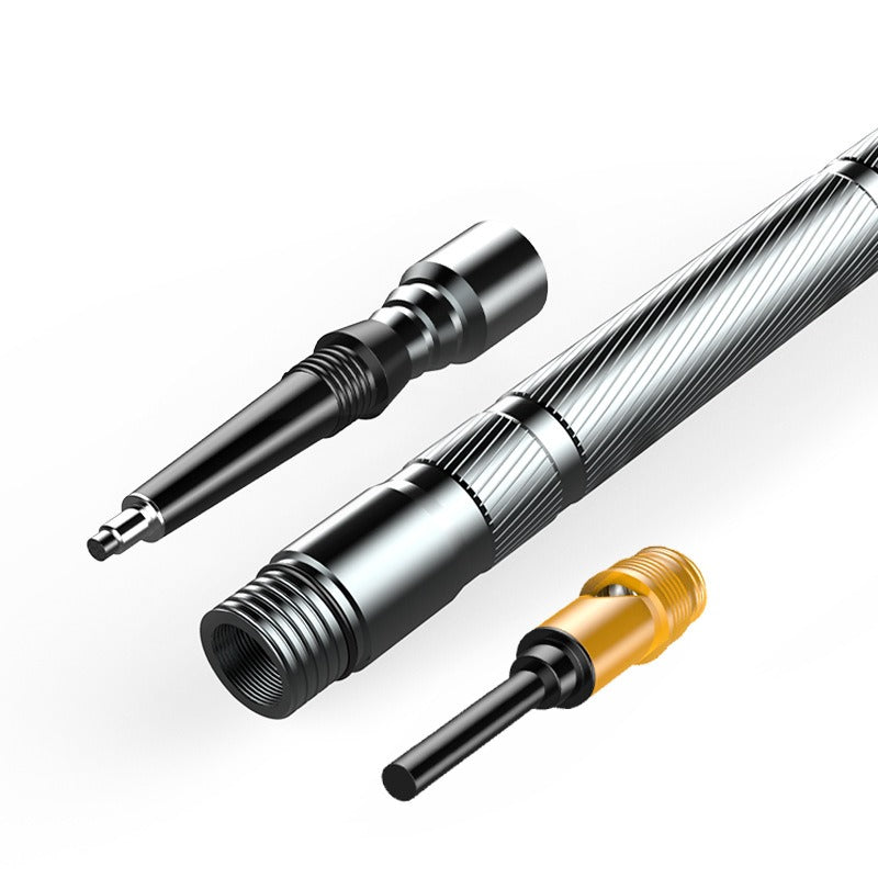 Mountaineering cane folding multifunctional outdoor hiking self-defense stick mountain camping supplies set crutch screwdriver - TrendTrove