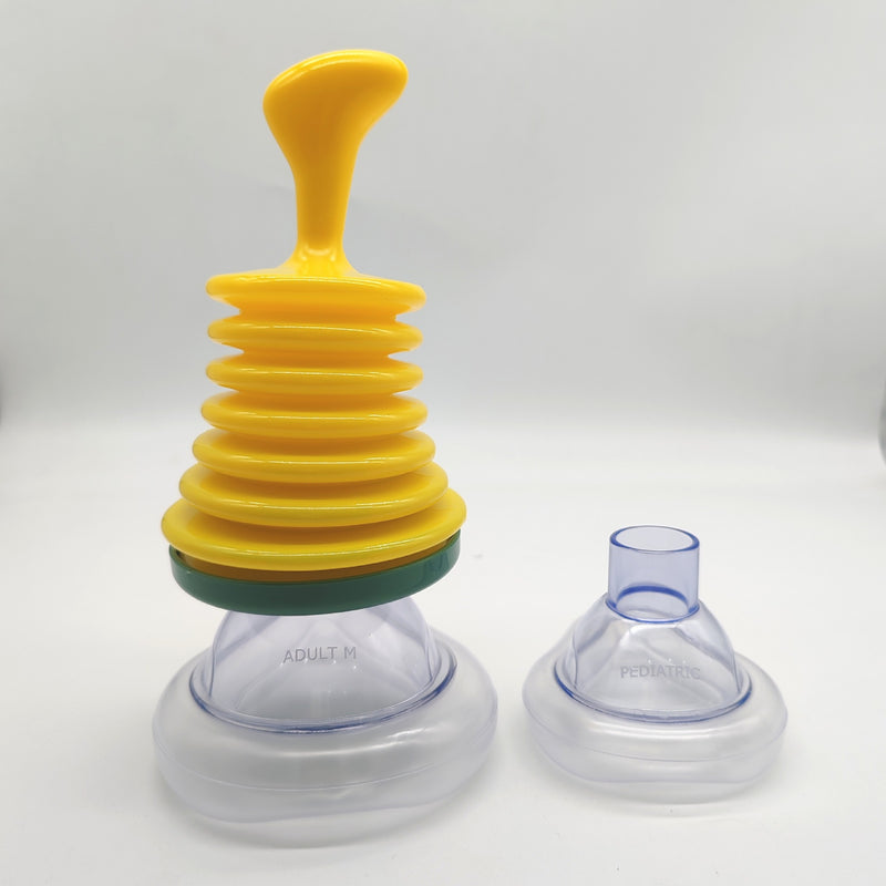 Mask Breathing Trainer for Emergency Choking Relief