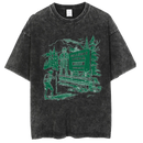 Washed and distressed T-shirt