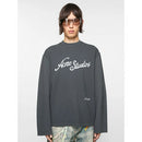 Embroidered Letter Cotton T-shirt