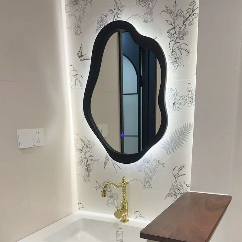 French-Style Oval Bathroom Mirror