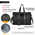Water-Repellent Large-Capacity Travel Tote Bag with Dry/Wet Separation