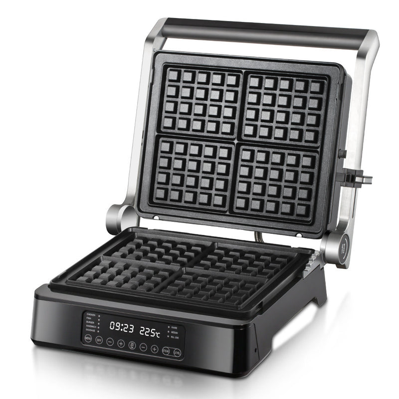 Detachable Smart Display Electric Sandwich Waffle Maker