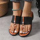 Plus Size European And American Roman Fashion Flip-flops Slip-on Sandals