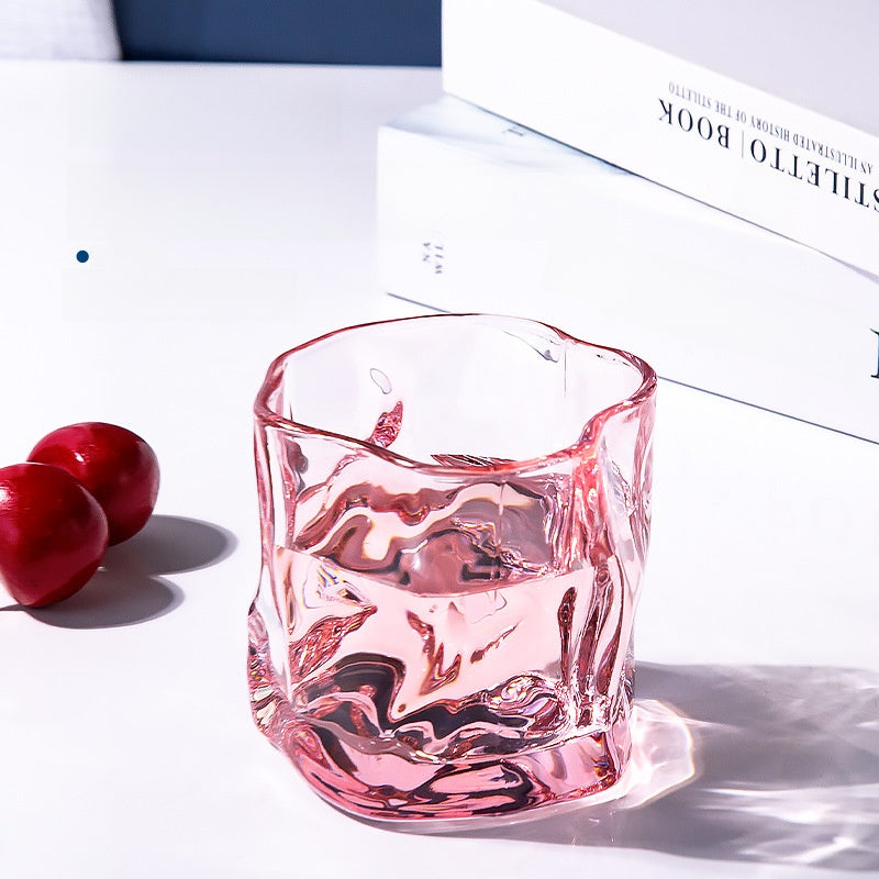 Twisted Whisky Glass Household Drinking Cup