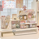 Office study desk storage rack