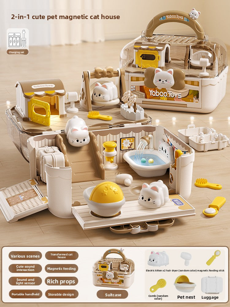 Simulated Electric Pet House for Kittens