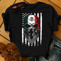 Rock Skull Printed Short Sleeve T-Shirt