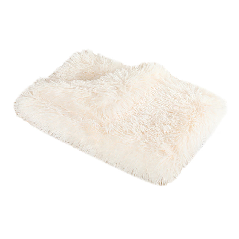 Plush Pet Blanket for Dogs and Cats, Warm Long Hair Indoor Bed Mat