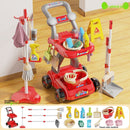 Children play house with mops