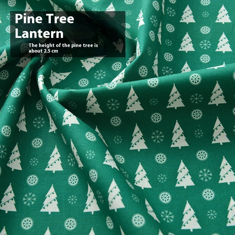 Christmas Fabric Creative Fabric Cotton Handicraft DIY Material Cotton Doll Cartoon Clothes For The Elderly