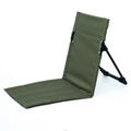 Foldable Camping Chair Outdoor Garden Park Single Lazy Chair Backrest Cushion Picnic Camping Folding Back Chair Beach Chairs - TrendTrove