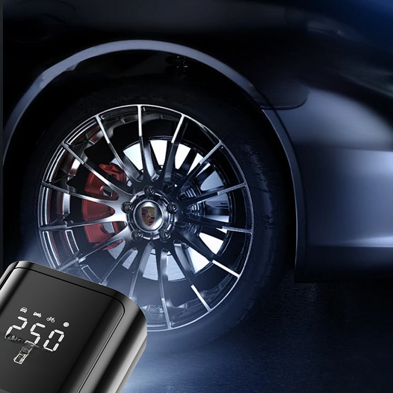 Portable Digital Car Tire Inflator with Power Bank Function