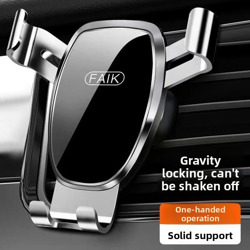 Gravity Car Air Vent Phone Holder Mirror Finish Universal Mount