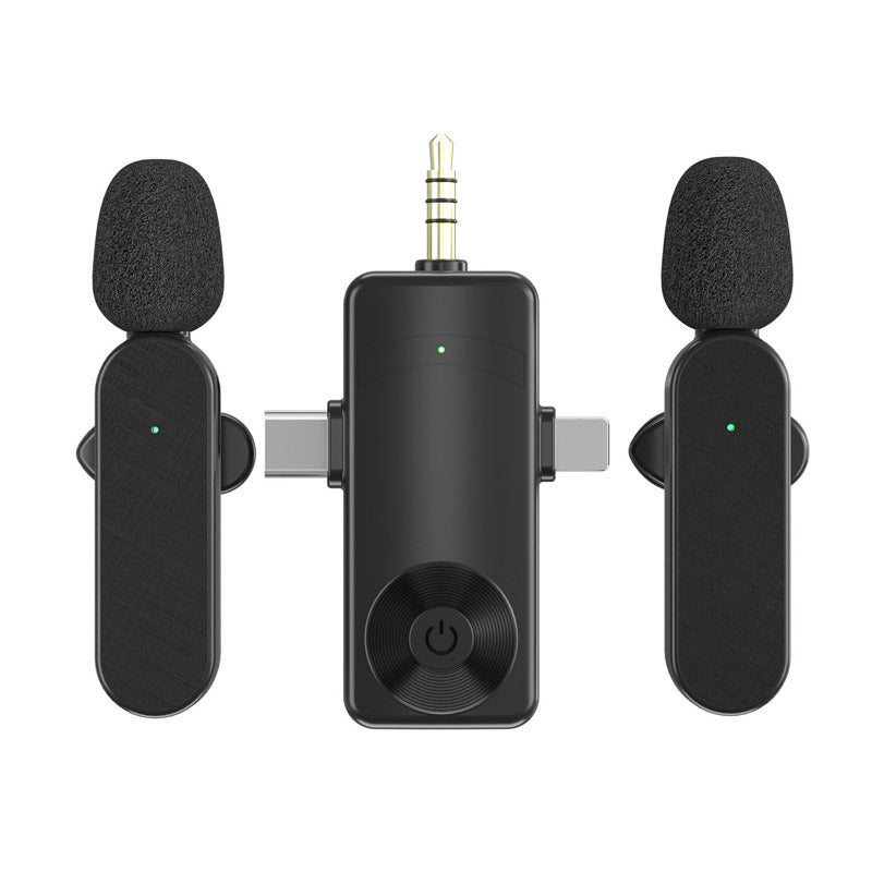 Bluetooth mini collar clip microphone