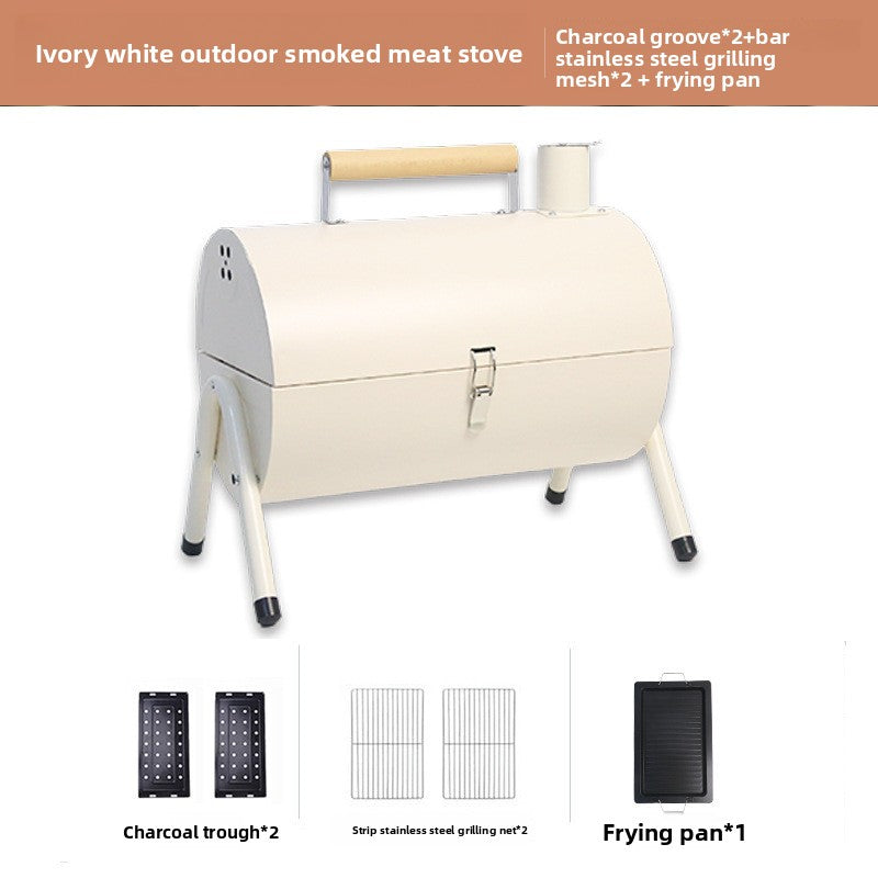 Portable Outdoor Camping Smokeless Barbecue Grill Barbecue Stove