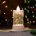 Christmas Glowing Candle Lamp Desktop Decoration