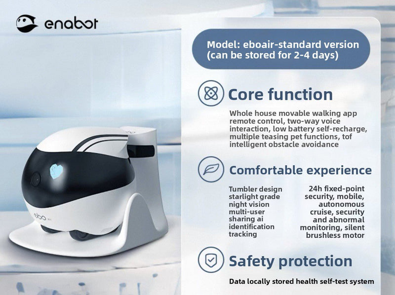 ebo robot intelligent pet monitoring camera
