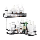 Iron triangular storage rack, corner bathroom