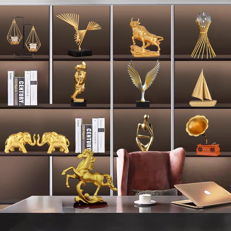 Desktop ornaments for the office entrance hall