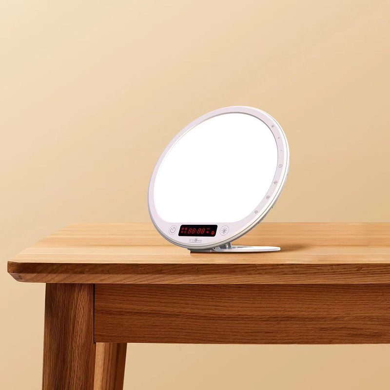 Simulated Sunrise Nature Wake-Up Light Dormitory Wake-Up Light Timed Light Sunrise Alarm Clock Wake up Early Handy Gadget