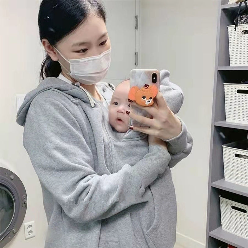 Lactation Sweatshirt and Velvet Jacket