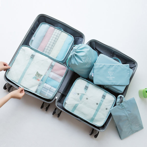 Polyester Travel Storage Bags Set