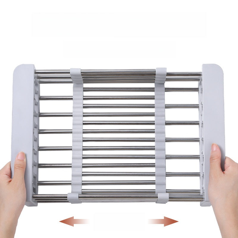 Adjustable Stainless Steel Kitchen Drain Basket