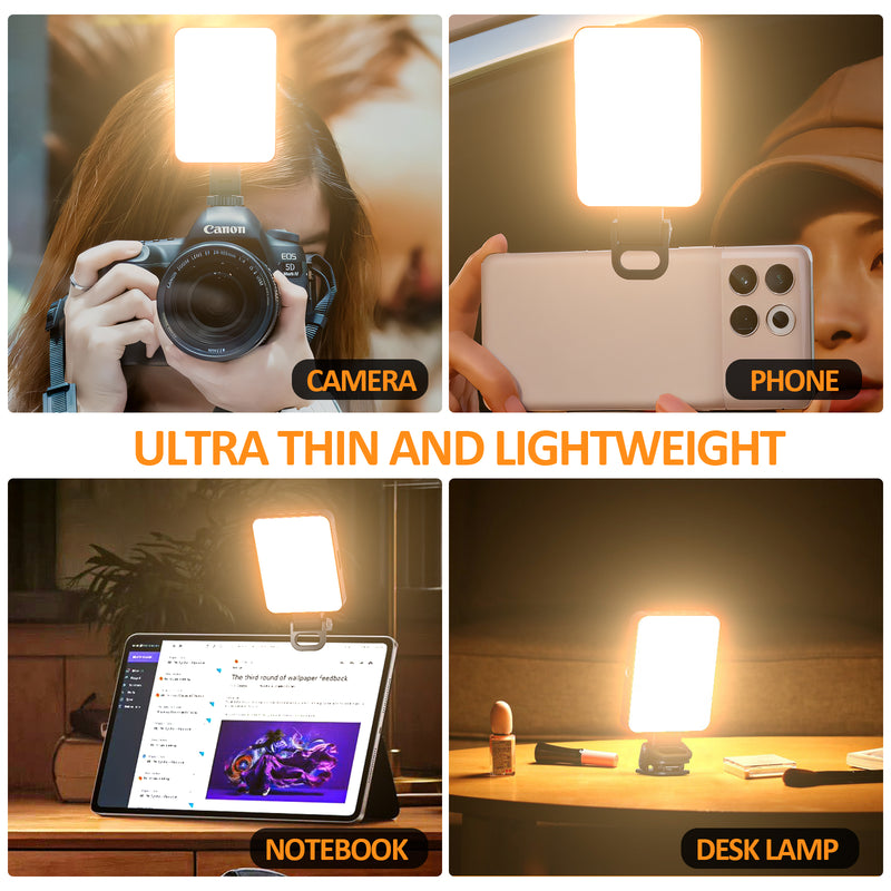 Magnetic fill light LED video conference phone fill light camera photography live broadcast photography pocket light - TrendTrove
