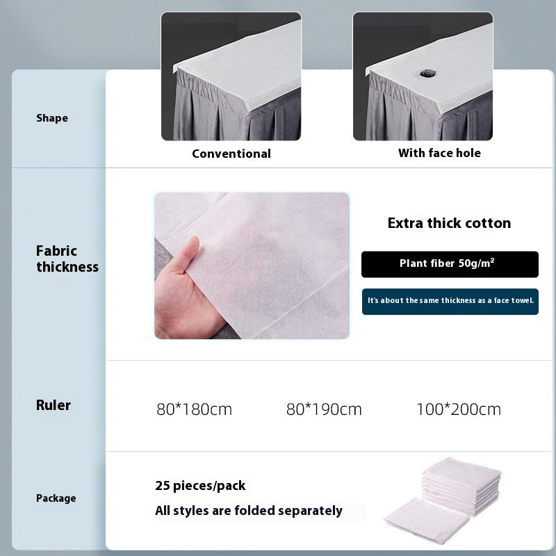 Disposable Bed Sheets With Holes For Breathability