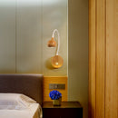Bedroom Bedside Wall Stair Aisle Log Lamp