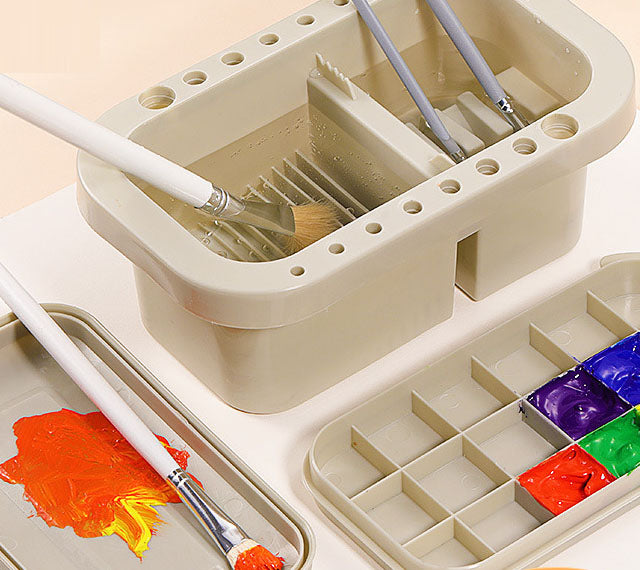 Multi functional three piece pen washing bucket set - TrendTrove