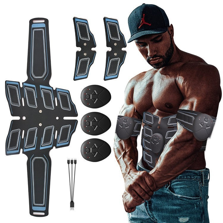 Muscle Stimulator Trainer USB Connect Abs Training Gear Muscles Electrostimulator Toner Massage - TrendTrove