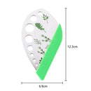 أدوات المطبخ المنزلية أدوات الفاكهة والخضروات أداة تجريد الخضروات أداة تقطيع الثقوب المصنوعة من الفولاذ المقاوم للصدأ سكين الأعشاب ذات 9 فتحات أداة تقطيع الخضروات