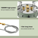 Outdoor Electronic Ignition Stoves High-Power Portable Foldable Adjustable Firepower Furnace Gasstove Camping Hiking - TrendTrove