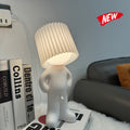 USB plug-in creative MR P shy desk lamp a little shy boy naughty night light without plug - TrendTrove