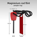 Camping set small mini flint waterproof ignition magnesium strip magnesium rod - TrendTrove