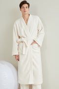 Couple pajamas flannel casual European and American loose bathrobe nightgown - TrendTrove