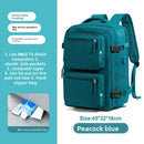 Simple backpacks for men and women, large-capacity business computer bags, multi-functional travel luggage and schoolbags