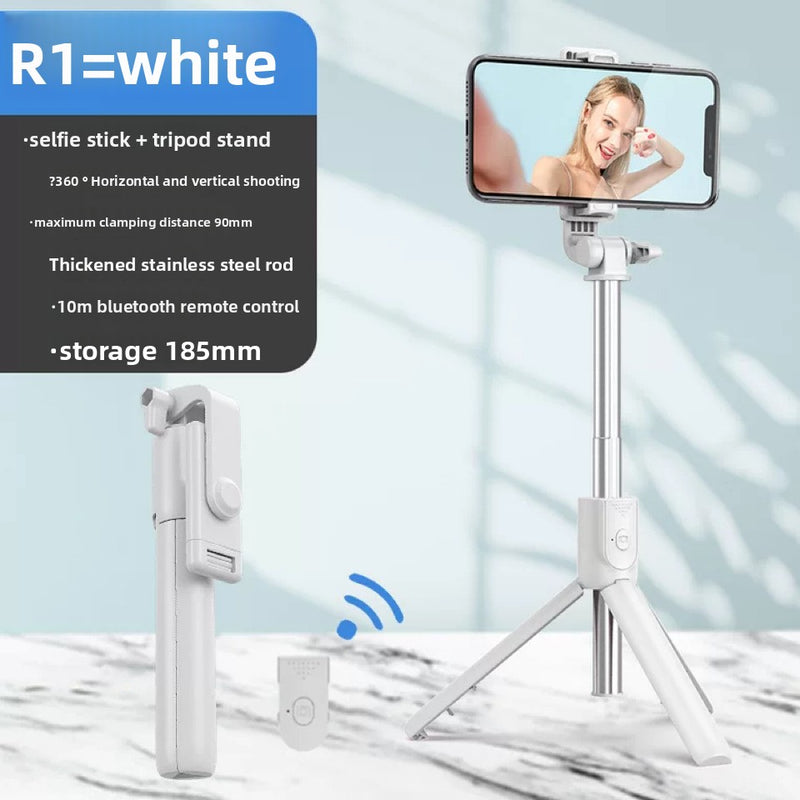 Mini portable selfie device with Bluetooth remote control