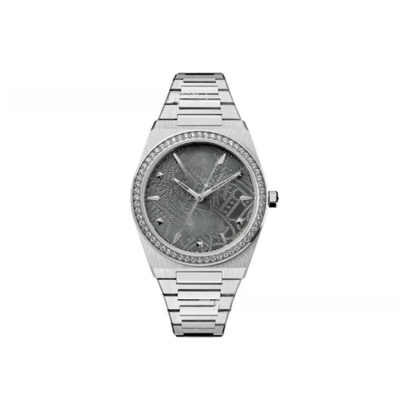 Pearl-set diamond style Saturn watch