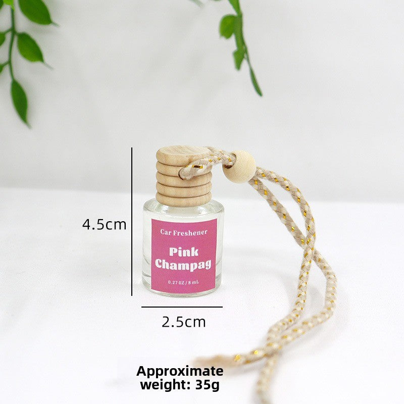 Car Aromatherapy Glass Bottle Perfume Hanging Air Freshener