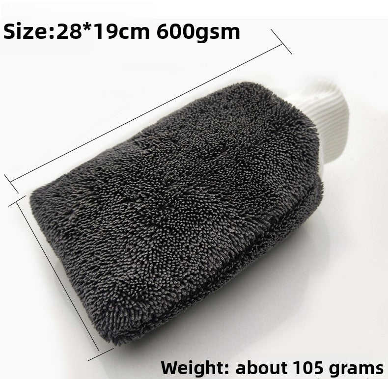 Thickened Braid Cloth Car Wash Gloves Microfiber Cleaning Gloves