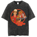 Washed and distressed T-shirt