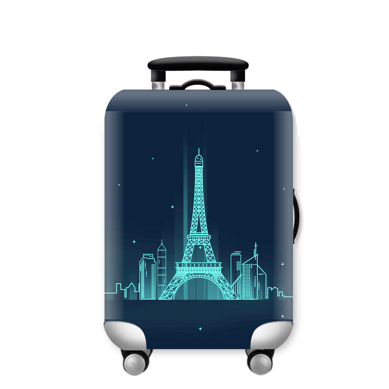 Luggage Protective Cover Elastic Thickening And Wear-resistant Printed Dust Cover 18-32 Inch