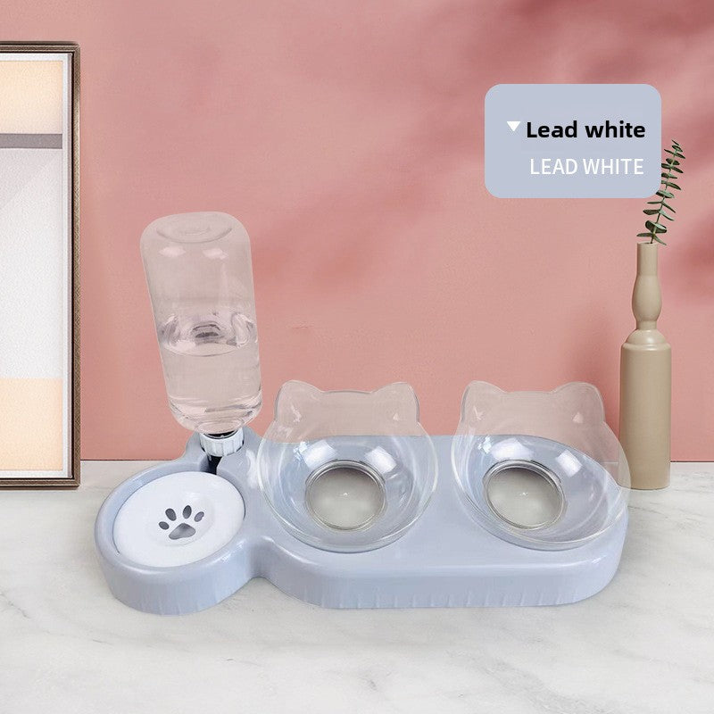 Cat Bowl Automatic Drinking and Feeding Basin