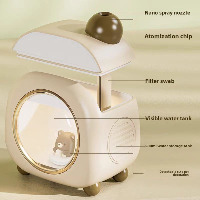 USB Cartoon Humidifier Night Light for Desk
